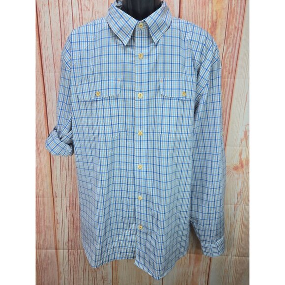 Orvis Mens XL Plaid Long Sleeve Shirt - Picture 1 of 10